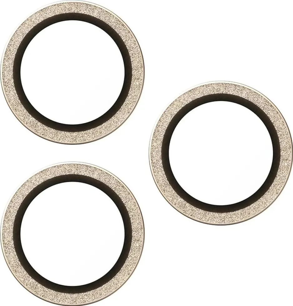 Mbështjellës PanzerGlass Hoops Glitter për iPhone 16 Pro/16 Pro Max/17 Pro/17 Pro Max, ari - 4