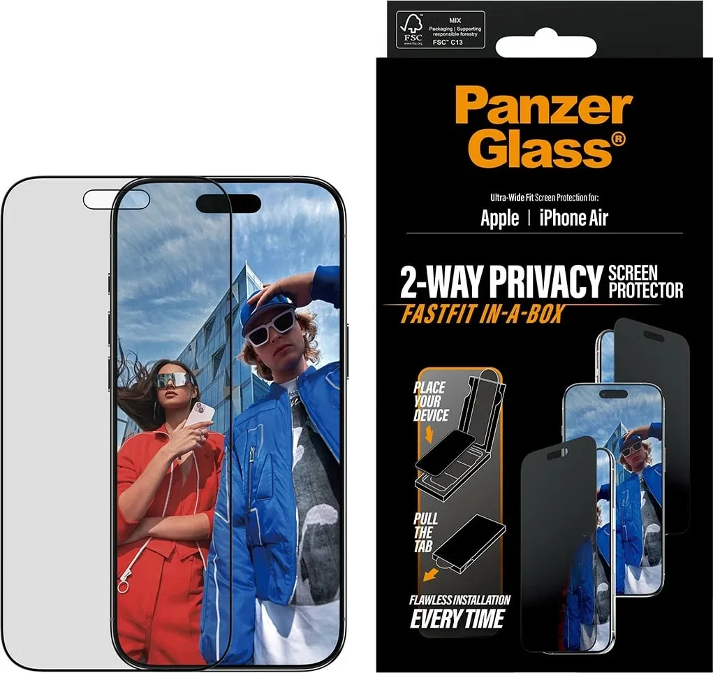 Mbështjellës privatësie PanzerGlass për celular, ngjyrë e zezë - 2