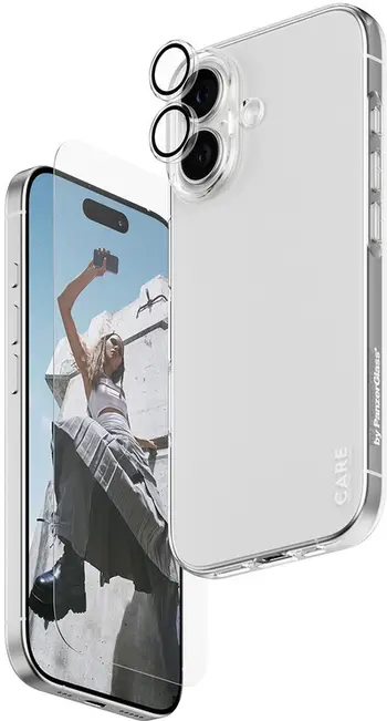 Paketë mbrojtëse SAFE by PanzerGlass 3 in 1, për iPhone 17, transparente