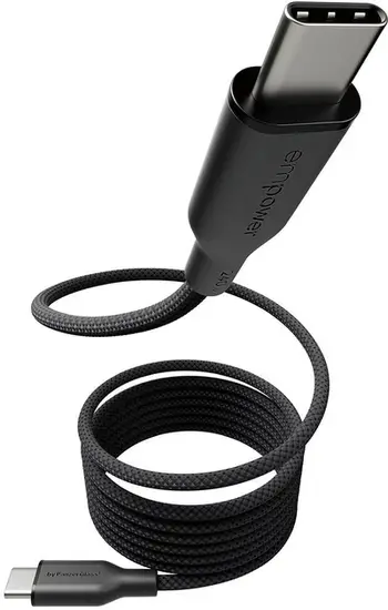 Kabllo karikimi PanzerGlass Empower by Magnetic, USB C në USB C, 240W, 1.5m, ngjyrë e zezë