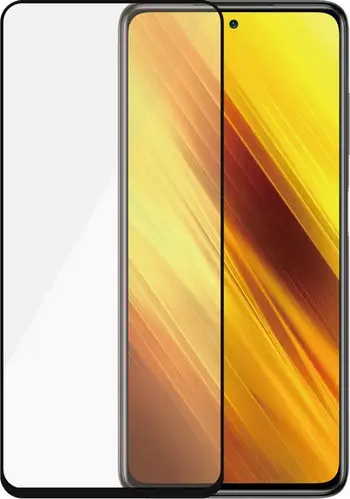 Xham mbrojtës PanzerGlass E2E Regular për Xiaomi Poco X3 NFC X3 Pro, case friendly, transparent, i zi