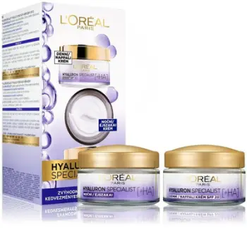 Set për fytyrë L´Oréal Paris Hyaluron Specialist, krem dite për fyytrë SPF 20 50 ml + krem nate për fytyrë 50 ml