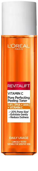 Tonik ndriçues për lëkurën Revitalift Vitamina C – Tonik për përsosjen e poreve, 180 ml
