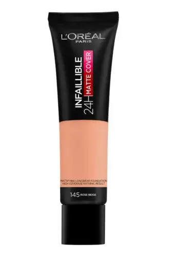 Krem pudër L'Oreal Infallible, nr. 145 Rose Beige, 30 ml