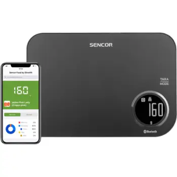 Peshore kuzhine inteligjente me Bluetooth Sencor SKS 7078BK