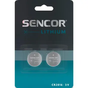Bateri Sencor SBA CR2016 2BP Li, 2 copë