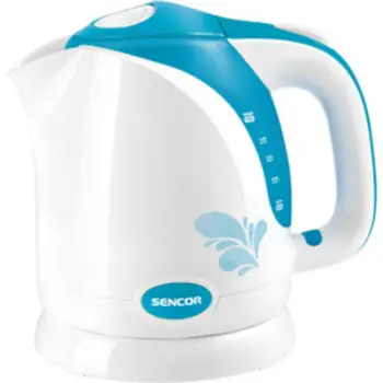 Ibrik Sencor SWK 1507TQ, 2000 W, 1.5 l, i bardhë / kaltër