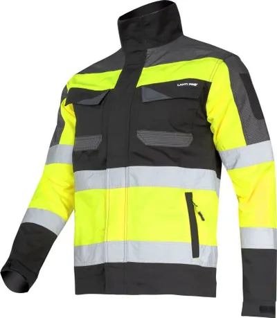 Xhaketë Lahti Pro Hi-Vis l4041103, L, e zezë / verdhë - 1