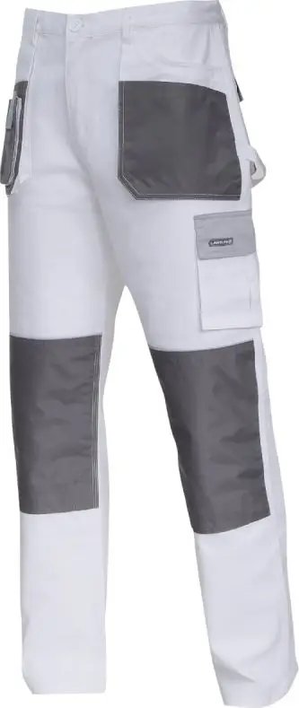 Pantallona pune Lahti Pro, XL/56, të bardhë/ të hirtë (L4051356)