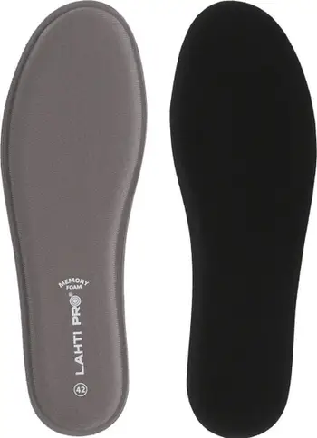 Taban këpucësh Lahti Pro Memory Foam, madhësia 42, shkumë 10mm