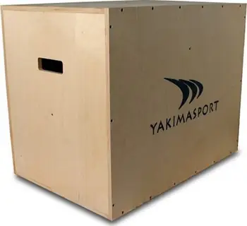 Kuti pliometrike Yakimasport 100148, dru 15mm, 3 në 1, ngjyrë druri