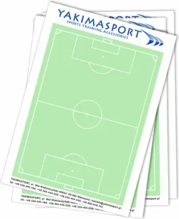 Bllok shënimesh trajneri Yakimasport 100194, A4, fusha futbolli