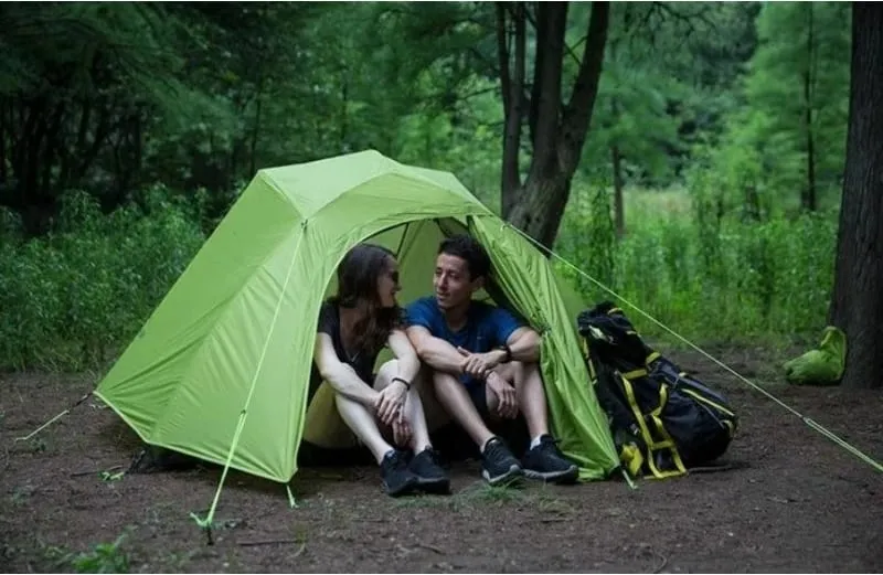 Tendë për kamping Yakimasport, e kuqe dhe e bardhë - 14