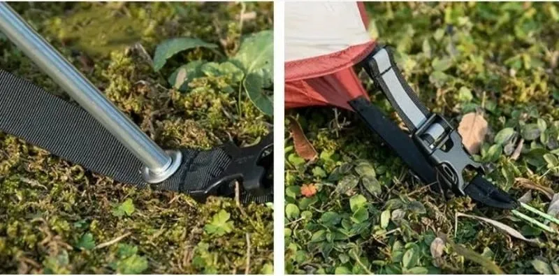 Tendë për kamping Yakimasport, e kuqe dhe e bardhë - 15