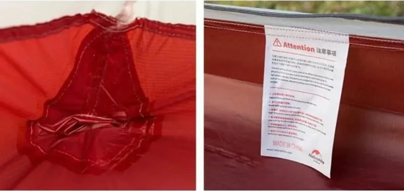 Tendë për kamping Yakimasport, e kuqe dhe e bardhë - 19
