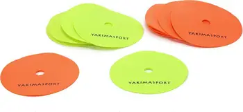 Shenja fushe YakimaSport Flat, set 12 copë, 15 cm, të verdha portokalli