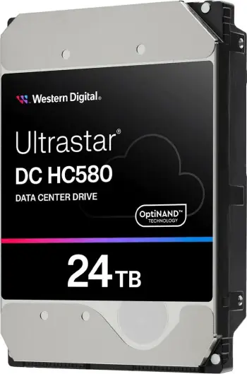 Hard disk Western Digital Ultrastar DC HC580, 24 TB, 7200 RPM, 512 MB, 3.5", SAS