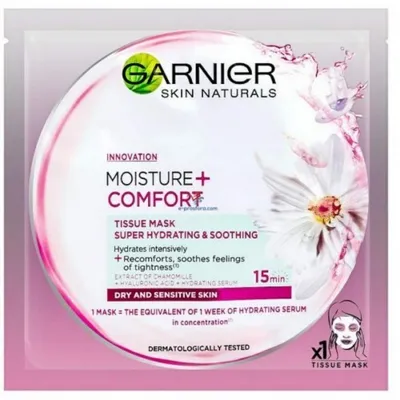Maskë për fytyrë Garnier Moisture + Comfort, 32 g - 1