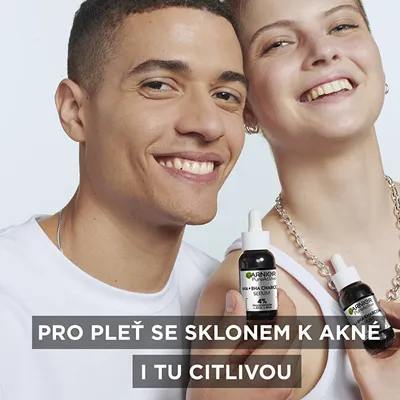 Serum për fytyrë Garnier AHA + BHA Charcoal, 30 ml - 7