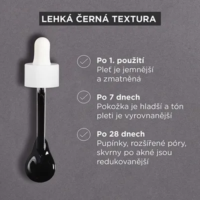 Serum për fytyrë Garnier AHA + BHA Charcoal, 30 ml - 8