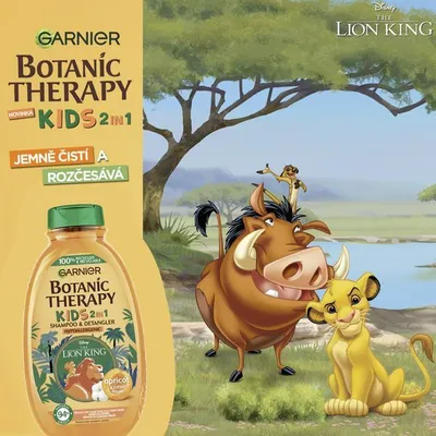 Shampo dhe balsam Garnier The Lion King Botanic Therapy, 400 ml - 5