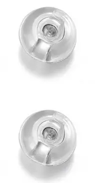 Mbyllëse për vathë Troli, 4 copë, Silver