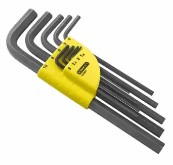 Set çelësash Imbusi Stanley, në formë L, 1.5–10mm, 9 copë (13-947)