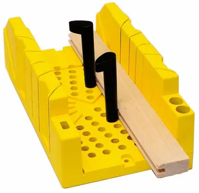 Kuti prerëse Stanley Plastic Mitre Box 20-112, plastike, për prerje në kënd, e verdhë - 2