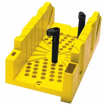 Kuti prerëse Stanley Plastic Mitre Box 20-112, plastike, për prerje në kënd, e verdhë