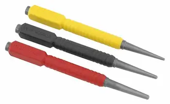 Set çekanë të ngurtësuar Stanley, 3 copë, 0.8-2.4 mm, i verdhë