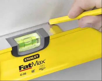 Nivel me flluskë Stanley FatMax 43-548, 120 cm, 3 flluska, i verdhë