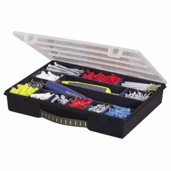 Organizues veglash Stanley 927611, 14 ndarje, plastik, transparent
