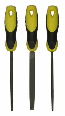 Set lima Stanley 22-445, 3 copë, 150mm, trekëndore të sheshta të rrumbullakëta - 1