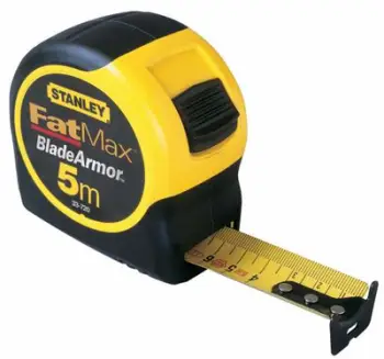 Metër çeliku Stanley FatMax BladeArmour 33-720, 5m, 32mm, i verdhë
