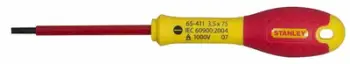 Kaçavidë e sheshtë Stanley FatMax 65-411, 3.5x75mm, e izoluar 1000V, për elektricistë