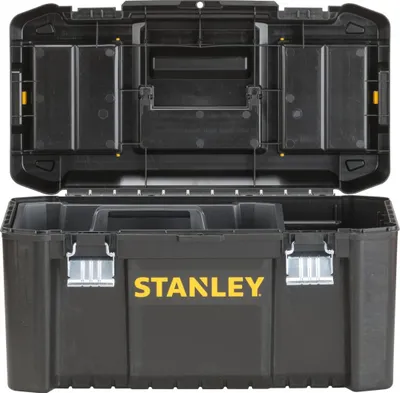 Kuti për vegla pune Stanley Essential, 19", e zezë - 1
