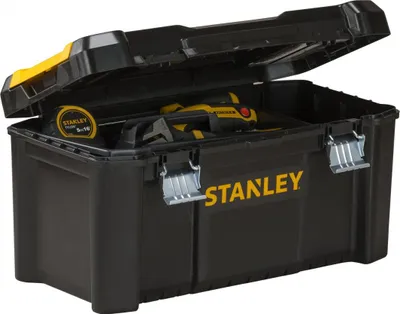 Kuti për vegla pune Stanley Essential, 19", e zezë - 2