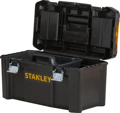 Kuti për vegla pune Stanley Essential, 19", e zezë - 3