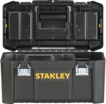 Kuti për vegla pune Stanley Essential, 19", e zezë