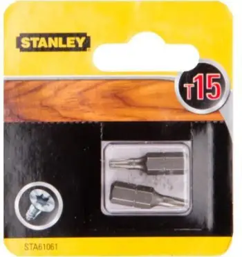 Set maja torx Stanley TX-15 (STA61061-XJ), 25 mm, 2 copë