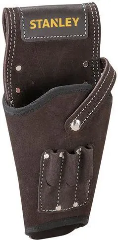 Çantë veglash STANLEY STST1‑80118, lëkurë suede, e zezë - 1