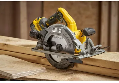 Sharrë rrethore pa kabllo Stanley FATMAX V20, 18V, teh 190mm, e verdhë - 1