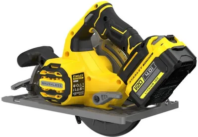 Sharrë rrethore pa kabllo Stanley FATMAX V20, 18V, teh 190mm, e verdhë - 3