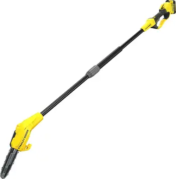 Sharrë me zinxhir në shtyllë Stanley SFMCPS620M1, 18V, shirit 20 cm, e verdhë