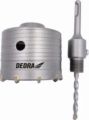 Freza vrime Dedra HM, 100mm, SDS Plus, gri