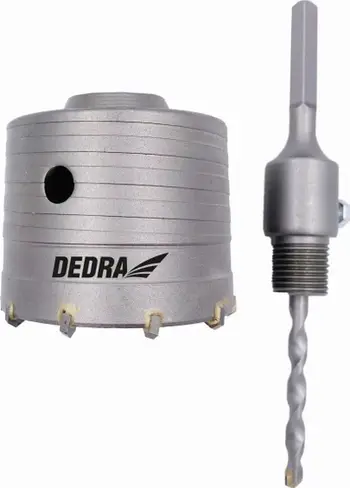 Freza rrethore Dedra 80mm HM, me bisht HEX, metalike