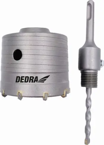 Freza vrime Dedra HM, 80mm, SDS Plus, gri