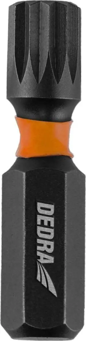 Bit kaçavide goditëse Dedra Impact 8x32mm, Spline M12, set 2 copë