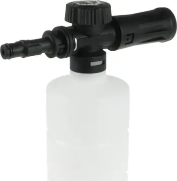 Shkumëzues për lavatriçe me presion Dedra, 0.6L, rregullim shkumës, transparent
