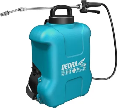 Pompë spërkatëse shpine Dedra Backpack Sprayer 18V, rezervuar 16L, me bateri - 1